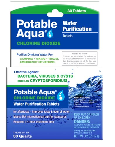 Water Purification Tablets - 30 Count