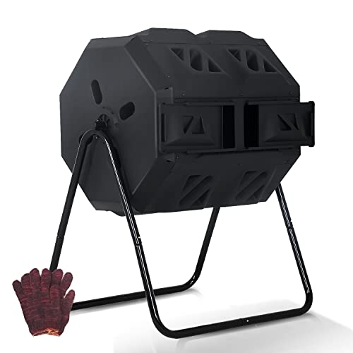 Dual Chamber Composter for Garden Yard