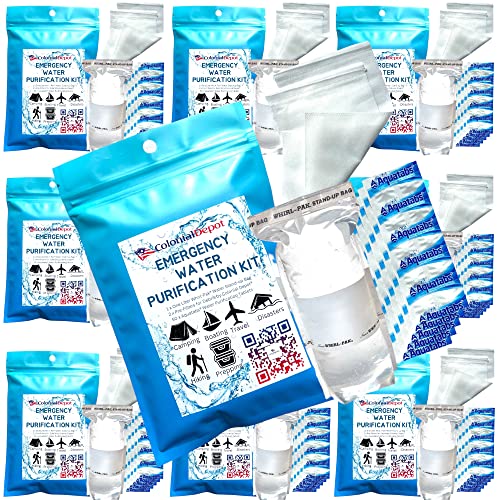 Aquatabs Emergency Water Purification Tablets & Accessories (10)