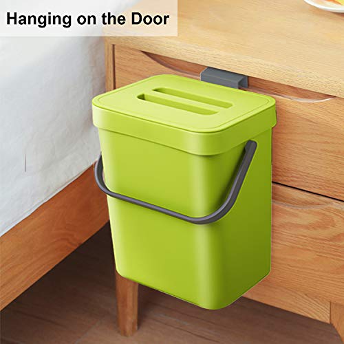 Green Kitchen Compost Bin: Odor-Free Food Waste Container