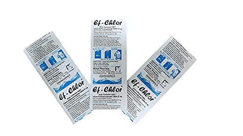 Ef-Chlor Water Purification Tablets - 100 Tablets - Ultimate Emergency Solution