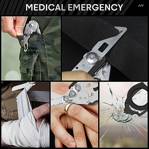 Foldable Trauma Shears with Glass Breaker – Outdoor Rescue Tool