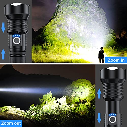 High-Powered Rechargeable Flashlight - 2 Pack