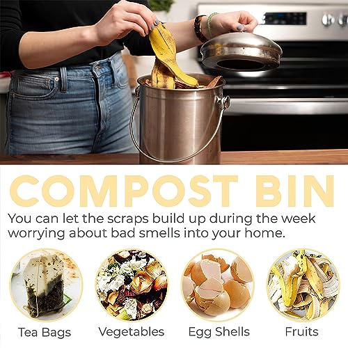 EPICA Kitchen Compost Bin | 1.3 Gallon