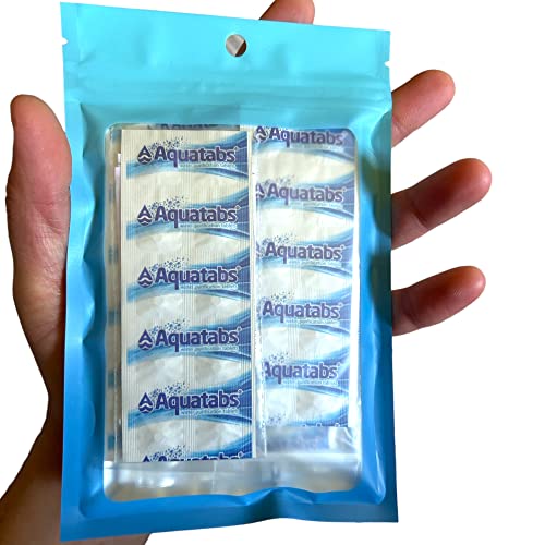 Aquatabs Emergency Water Purification Tablets & Accessories (10)