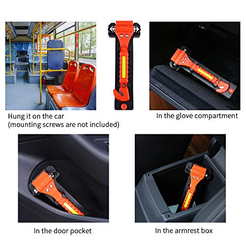 GoDeCho Car Escape Tool with Reflective Tape