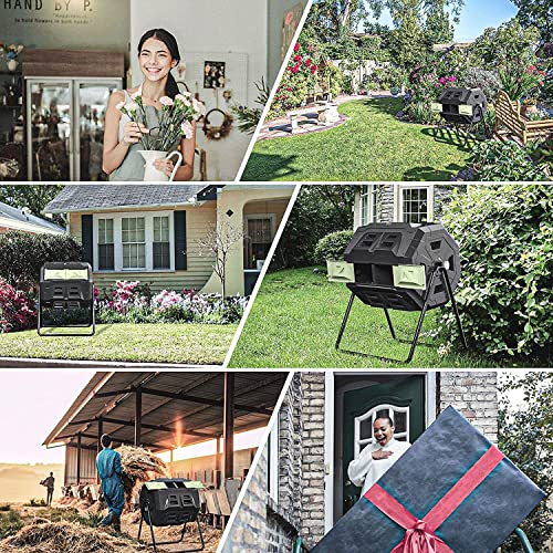 SQUEEZE master Outdoor Compost Bin – 43 Gallon