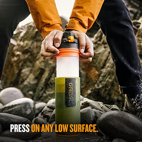 GRAYL GeoPress Water Purifier Bottle - Hiking, Camping, Survival