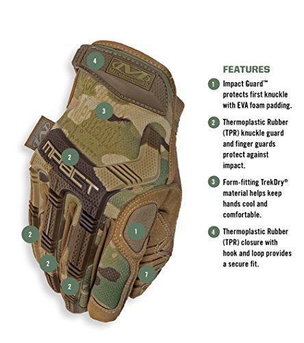 MultiCam M-Pact Tactical Gloves for Men