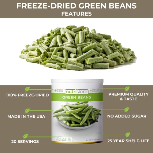 Freeze Dried Green Beans | Shelf-Stable Vegetable Snack
