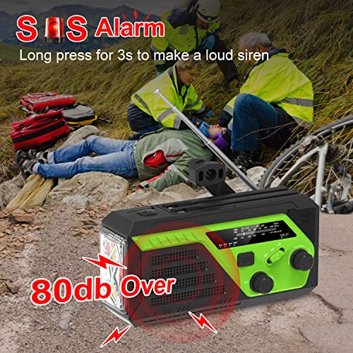 Storm Radio with Built-in Cable, Crank, and SOS