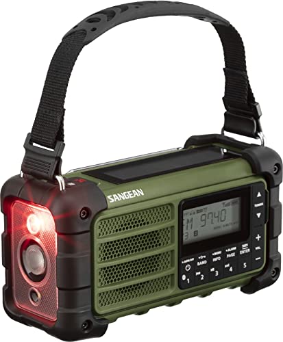 Multi-Powered Emergency Radio with Bluetooth, AM/FM, Weather