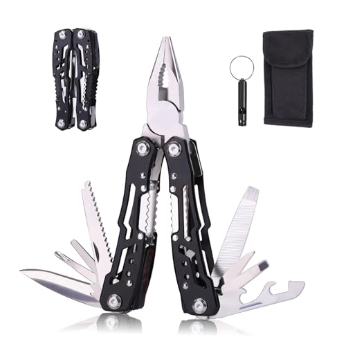 14-in-1 Multitool Pliers with Free Whistle