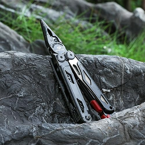 19-in-1 Stainless Steel Multi Tool for Survival
