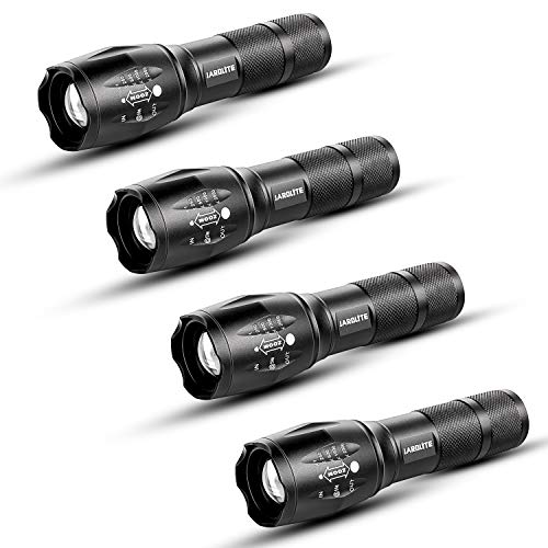 Adjustable LED Flashlight for Emergencies - 4 Pack