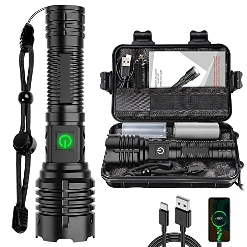 Rechargeable High Lumens Flashlight: Super Bright & Waterproof