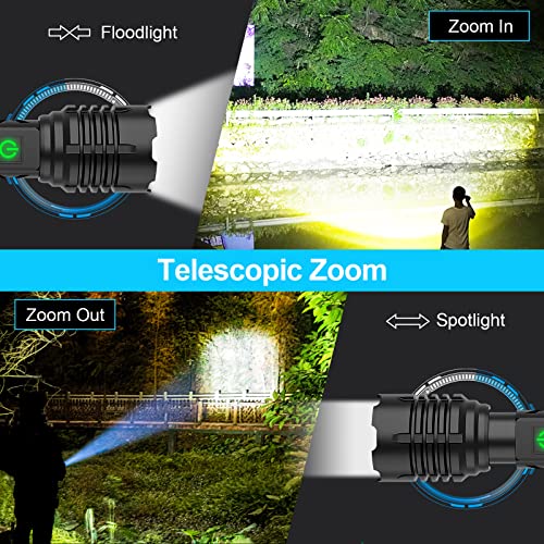 Rechargeable High Lumens Flashlight: Super Bright & Waterproof