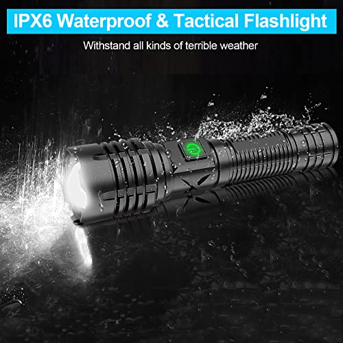 Rechargeable High Lumens Flashlight: Super Bright & Waterproof