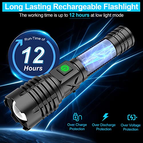 Rechargeable High Lumens Flashlight: Super Bright & Waterproof