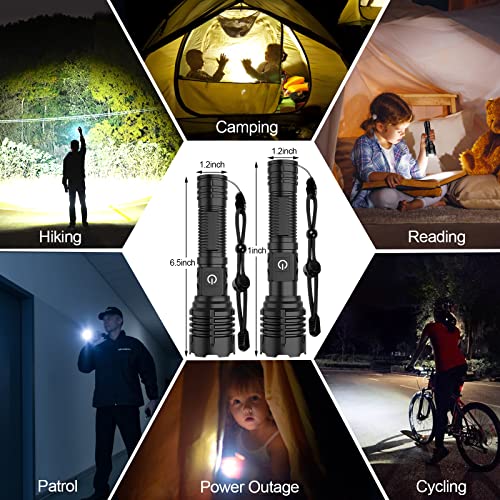 Rechargeable High Lumens Flashlight: Super Bright & Waterproof