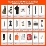 250 PCS Emergency Survival First Aid Kit with Tourniquet