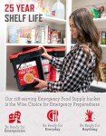 ReadyWise Emergency Food Supply - 124 Servings, 1 Bucket
