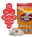 8-Day Emergency Food Supply - 96 Gluten-Free Tabs