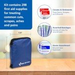 442-Piece Emergency First Aid Kit for Home, Work & Travel