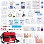 Poygik 420-Piece First Aid Kit for Emergencies
