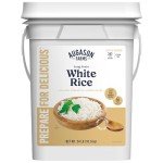 Augason Farms Long Grain White Rice - 4 Gallons