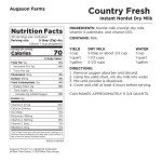 Augason Farms Instant Nonfat Dry Milk Can