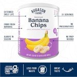 Augason Farms Sweetened Banana Chips, 31 Servings