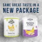 Augason Farms Sweetened Banana Chips, 31 Servings