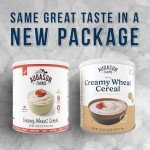 Augason Farms Creamy Wheat Cereal Can - 55 Servings