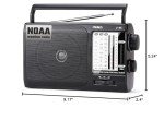 NOAA AM/FM Portable Radio for Emergencies