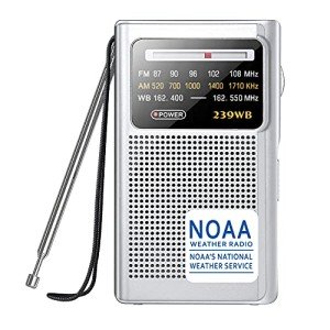 Greadio NOAA Emergency Portable Weather Radio