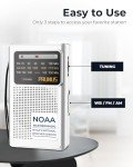 NOAA Weather Radio with AM/FM and Earphone Jack