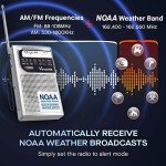 Portable NOAA Weather Radio with Long Battery Life
