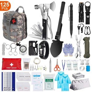 Military Prepper First Aid & Solar Power Kit