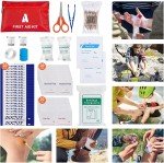 Survival Kit with Gear and First Aid Tools