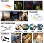 Survival Kit with Gear and First Aid Tools