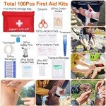 Military Prepper First Aid & Solar Power Kit