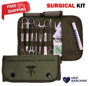 Comprehensive Military First Aid Kit with Pouch