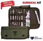 Comprehensive Military First Aid Kit with Pouch
