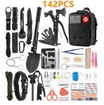 142-Piece Emergency Survival and First Aid Kit