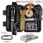 Emergency First Aid Kit Tactical Backpack with Power Bank