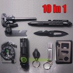 10-in-1 Survival Multi-Tool Kit for Outdoors