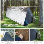 Emergency Thermal Tent Survival Shelter - 10 Pack