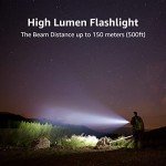 LED Flashlights - High Lumens, Waterproof, Zoomable, 2 Pack