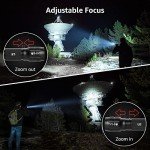 LED Flashlights - High Lumens, Waterproof, Zoomable, 2 Pack